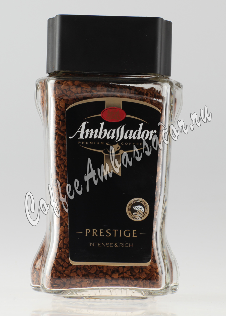 Кофе Ambassador (Амбассадор) Растворимый Prestige 95 гр (ст.б.)