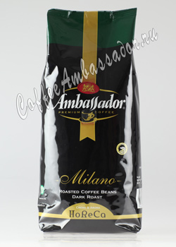 Кофе Ambassador (Амбассадор)  в зернах Milano