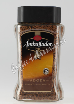Кофе Ambassador (Амбассадор) Растворимый Adora 190 гр (ст.б.)